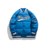 Varsity Jacket Vintage Embroidery Pattern Baseball Uniform Cotton Clothes
