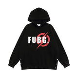 Men Hoodie Printed Hoodie Men's Autumn Loose Sports Style Pullover Long Sleeve Hoodie