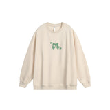 Unisex Hoodie Retro College Style round Neck Sweater for Men and Women