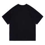 Men T Shirt Printed Rock Loose Bottoming Shirt Casual Short Sleeve T-shirt for Men and Women