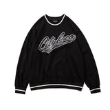 Men Hoodie round Neck Sweater Men's Autumn and Winter Casual Loose Bottoming Shirt
