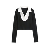 Women T-Shirt Long Sleeve T-shirt for Women Short Spring and Autumn