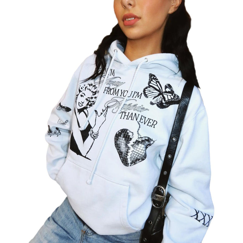 Women Sweatshirt Spring and Autumn Long-Sleeved Printed Coat for Women