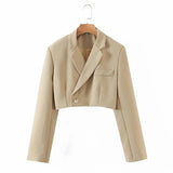 Women Skirt Ins Fashion Casual Suit Women's High Waist Pocket Skirt