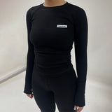 Women Co-Ord Set Women's Slim Long Sleeve Top Sports Yoga
