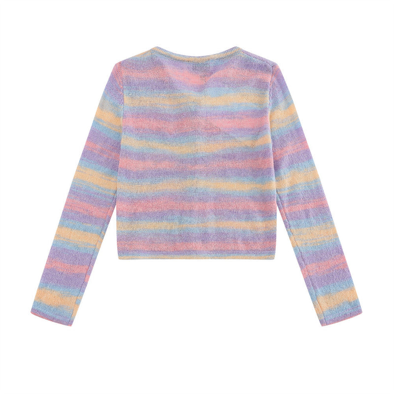 Women Sweater Sun Protection Sweater Girls Button Cardigan Casual Long Sleeve Top