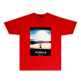 Purple Brand T Shirt Short Sleeve T-shirt Blouse