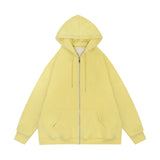 Men Hoodie Spring and Autumn Hooded Cardigan Sweater Zipper Jacket Casual Hoodie