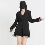 Frankie Shop Hourglass Blazer Autumn Female Autumn Coat