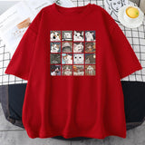Printed T-Shirt Women's Summer Short Sleeve Loose Hip Hop Street T-Shirt Women