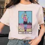 Women's Tarot Card Flower Funny Time Ladies Cartoon Fashion
