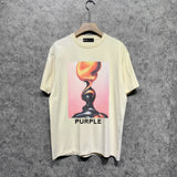 Purple Brand T Shirt Short Sleeve T-shirt Blouse