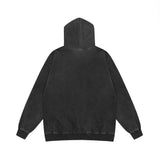 Men Hoodie Character Printed Hoodie Men Hiphop Hip Hop Rock Washed Distressed Loose Hoodie