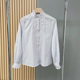 Women T-Shirt Long Sleeve Striped Shirt Women Spring Puff Sleeve Loose Top