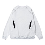Men Hoodie round Neck Racing Suit Sports Loose Long Sleeve Top Autumn and Winter