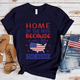 Women's Independence Day T Shirt round Neck Short Sleeve T-shirt Women's Top