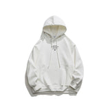 Unisex Hoodie Retro College Style Men's and Women's Loose Casual Hooded Sweater