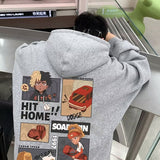 Men Hoodie Hooded Sweater Men's Autumn Fashion Brand High Street Coat