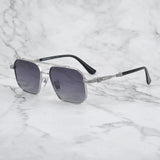 CHH Chrome Hearts Glasses Pure Titanium Double Beam Polygonal Myopia Glasses Frame & Sunglasses