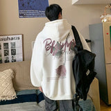 Men Hoodie Loose Hooded Sweater Men's Autumn Couple Wear Fashion Brand