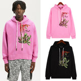 Palm Angle Hoodie Palm Angels Embroidered Hoodie Men's and Women's Hoodie Coat