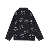 Men Denim Jacket Loose Three-Dimensional Jacket Men's Ins Jacket