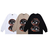 Men Long Sleeve Shirt Printed Long Sleeve Bottoming T-shirt Men and Women Hiphop Idle Style