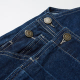 Unisex Jeans Overalls Men's Loose