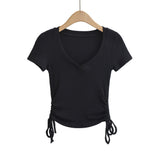 Women T-Shirt Workout Clothes Spring and Summer Sports Tight T-shirt for Women