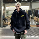 Men Hoodie McDonald's Sweater Drop-Shoulder Coat Couple Spring and Autumn Hoodie