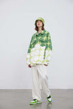 Unisex Jacket Fall Multicolor Printing Jacket Women's Clothing