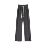 Palazzo Pants Chenille Drape Mop Wide Leg Pants Casual Pants for Women