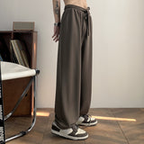 Men Sweatpants Boys Pants Spring Loose Straight
