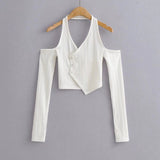 Women's T-Shirt Spring Long-Sleeved Top