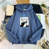 Jujutsu Kaisen Anime Gojo Satoru Comics Hoodies Men Autumn