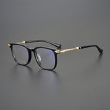 CHH Chrome Hearts Glasses Vintage Pure Titanium Black Frame Glasses