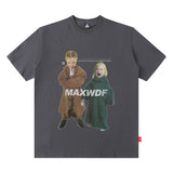 Men T Shirt Summer American Street Fashion Brand Short Sleeve T-shirt Men's Loose