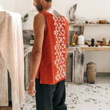 Men T Shirt Summer Printed Men's Vest