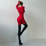 Women Desses Spring Dress Long Sleeve Temperament