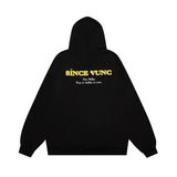 Men Hoodie Printed Washed Hooded Sweater Men's Loose Pullover Leisure Spring and Autumn