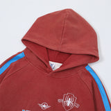 Men Hoodie Embroidered Letters Patchwork Hoodie