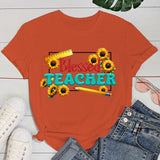 Teachers' Day T shirt Fashion Funny Blessed Teacher