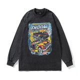 Men Long Sleeve Shirt Printed Long Sleeve T-shirt Men and Women Couple's Tops