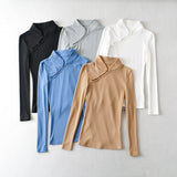 Women T-shirt Long-Sleeved Doublet Women's Spring and Summer T-shirt