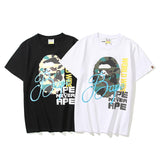 Bathing Ape T Shirt Summer Plus Size Loose Street Fashion Short Sleeve T-shirt