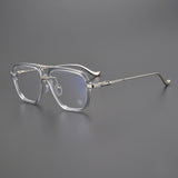 CHH Chrome Hearts Glasses Vintage Double Beam Large Frame Glasses Frame