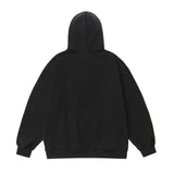Men Hoodie Lightning Print Sweater Pullover Loose Autumn Washed and Worn Hoodie Fashion Brand Hip Hop