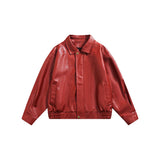 Unisex Jacket Autumn Hot Girl Cropped Leather Coat