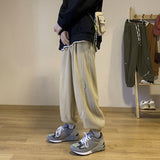 Men Sweatpants Velvet Pants Men's Winter Loose Sports Boys Casual Pants
