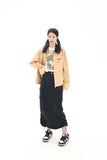 Unisex Jacket Fall Color-Blocking Zip Jacket Women's